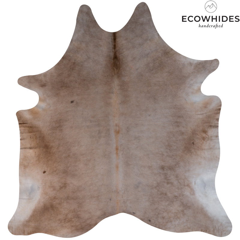 Brazilian Beige Cowhide Rug Size 7'2" L x 7'8" W 6977