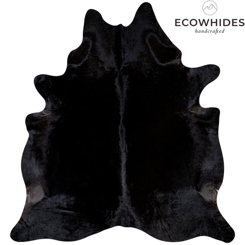 Black cowhide rug from eCowhides