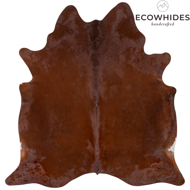 Brazilian Brown Cowhide Rug Size 6'3" L x 6'5" W 7233