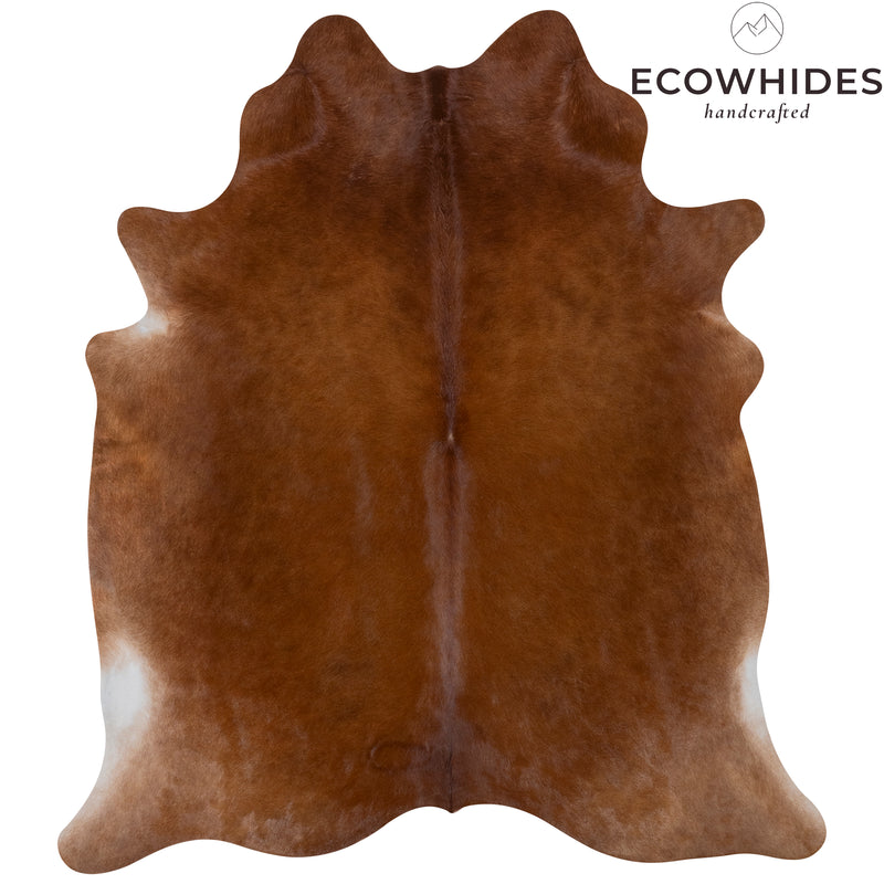 Brazilian Brown Cowhide Rug Size 6'2" L x 5'10" W 7234