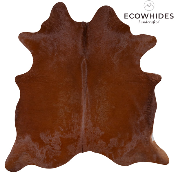 Brazilian Brown Cowhide Rug Size 6'4" L x 6'2" W 7235