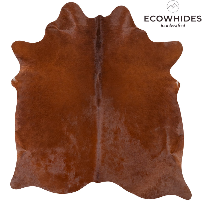 Brazilian Brown Cowhide Rug Size 5'11" L x 5'9" W 7237