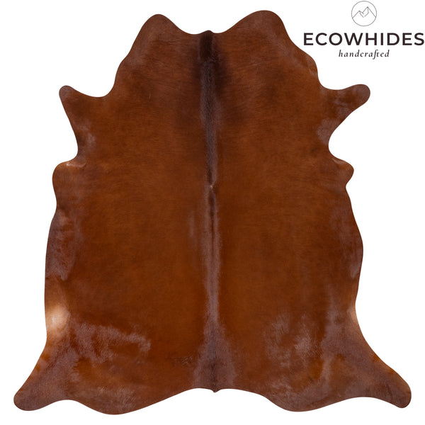 Brazilian Brown Cowhide Rug Size 6'5" L x 6'6" W 7239