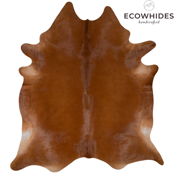 Brazilian Brown Cowhide Rug Size 8' L x 6'11" W 7241