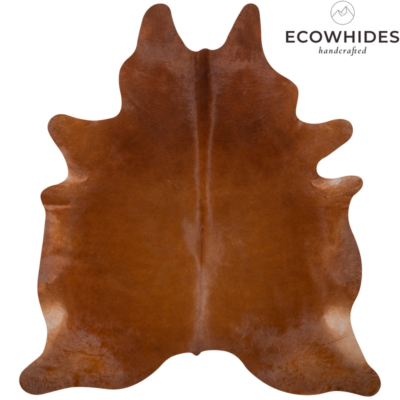 Brazilian Brown Cowhide Rug Size 8' L x 7'3" W 7244