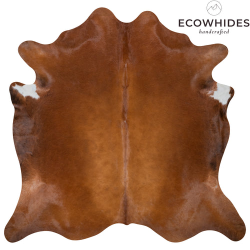 Brazilian Brown Cowhide Rug Size 6'11" L x 7'3" W 7250