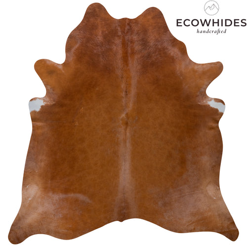 Brazilian Brown Cowhide Rug Size 7'6" L x 7'2" W 7254