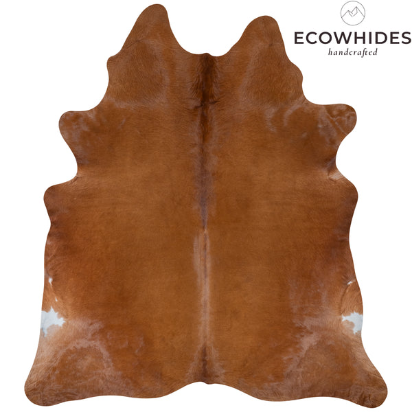 Brazilian Brown Cowhide Rug Size 7'8" L x 7' W 7256