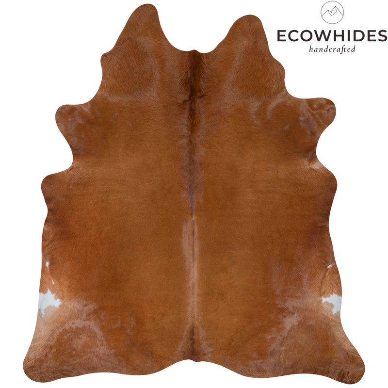 Brazilian Brown Cowhide Rug Size 7'8" L x 7' W 7256