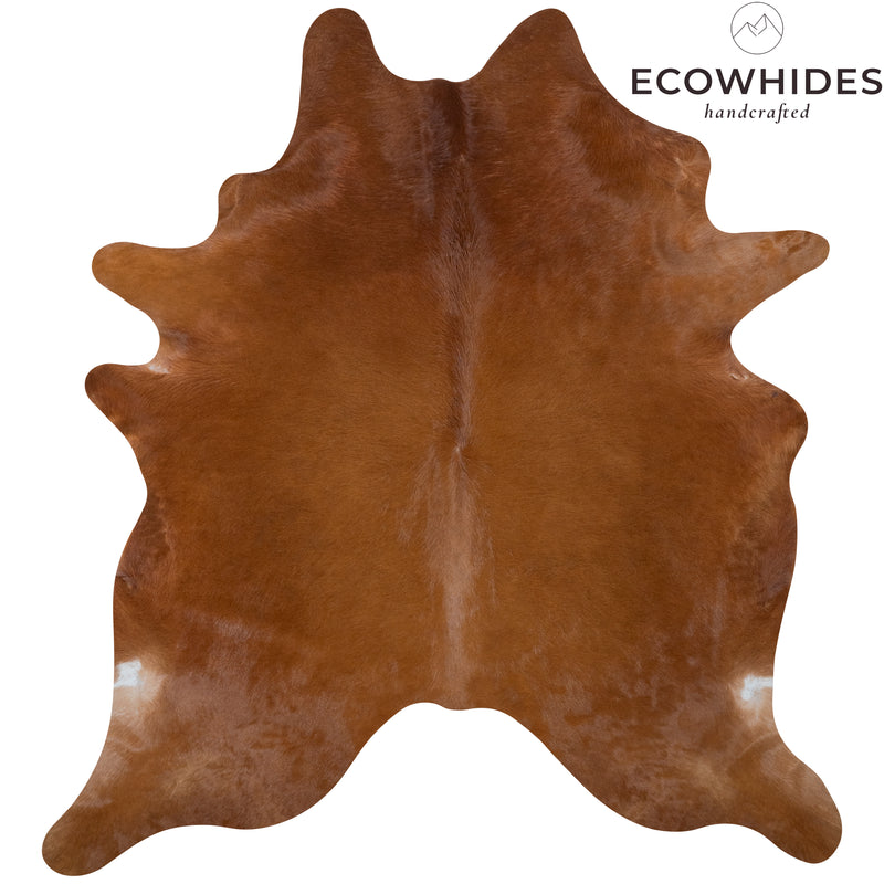 Brazilian Brown Cowhide Rug Size 7'4" L x 7'2" W 7258