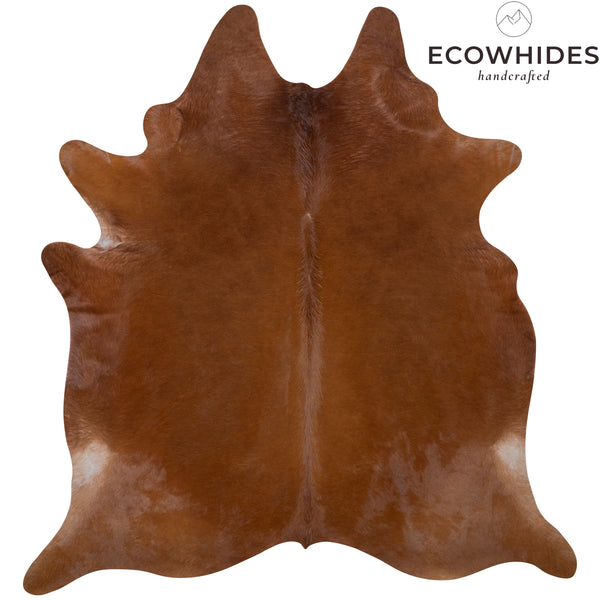 Brazilian Brown Cowhide Rug Size 7'8" L x 7'1" W 7259