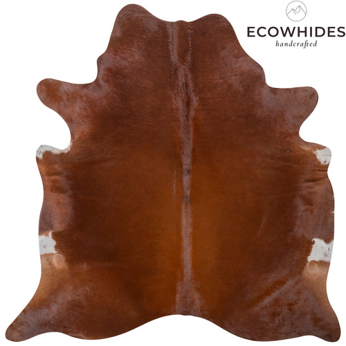 Brazilian Brown Cowhide Rug Size 6'5" L x 6'7" W 7262