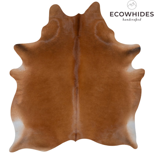 Brazilian Brown Cowhide Rug Size 6'10" L x 6'1" W 7264