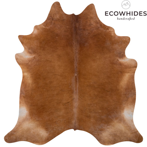 Brazilian Brown Cowhide Rug Size 7'2" L x 7' W 7267