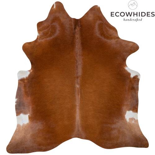 Brazilian Brown Cowhide Rug Size 7' L x 6'9" W 7269