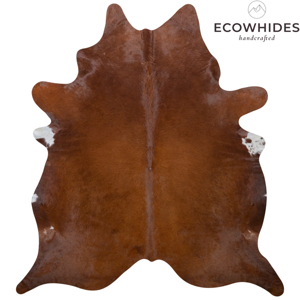 Brazilian Brown Cowhide Rug Size 7'2" L x 6'11" W 7277