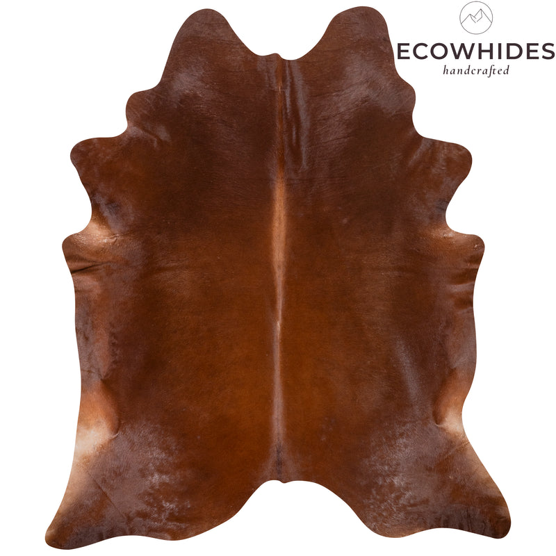 Brazilian Brown Cowhide Rug Size 7'7" L x 7'1" W 7280