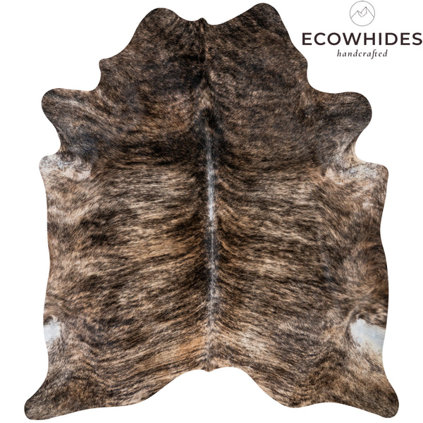 Brazilian Brindle Cowhide Rug Size 7.10" L x 6'10" W 7312