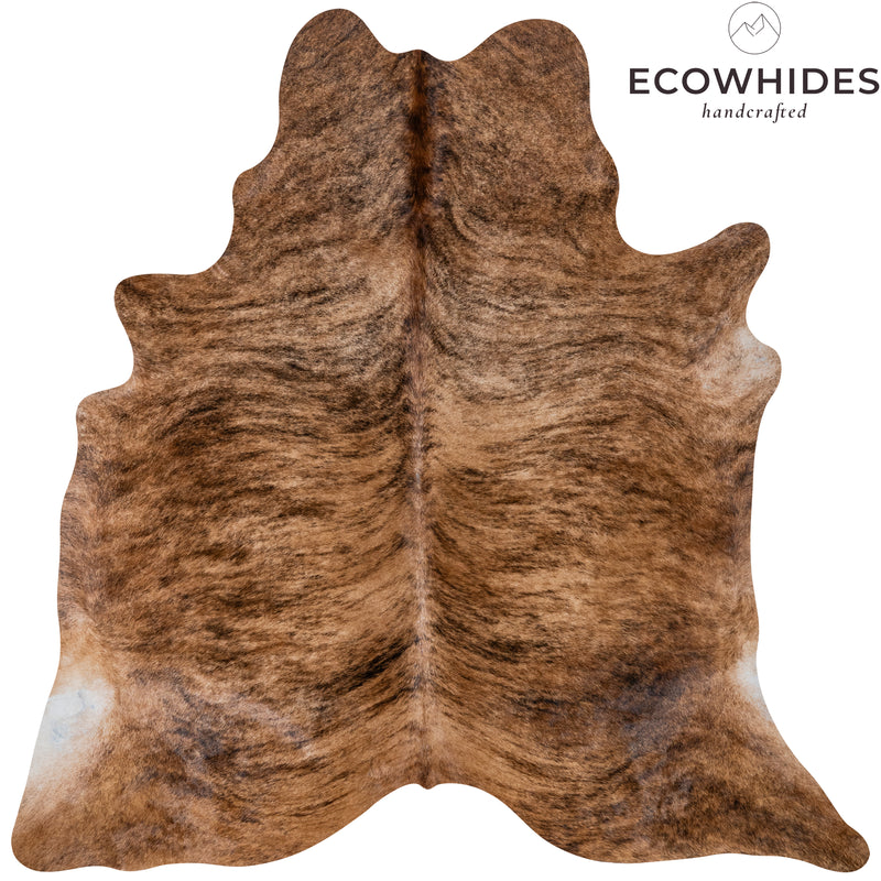 Brazilian Brindle Cowhide Rug Size 7.3" L x 7'0" W 7364