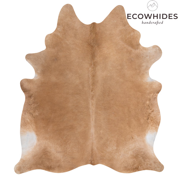 Brazilian Beige Cowhide Rug Size 7.5" L x 6'10" W 7449