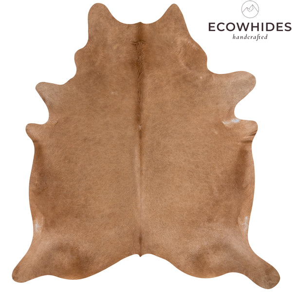 Brazilian Beige Cowhide Rug Size 7.6" L x 7'1" W 7451