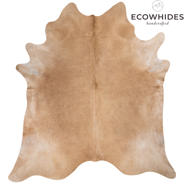 Brazilian Beige Cowhide Rug Size 7.8" L x 7'3" W 7456