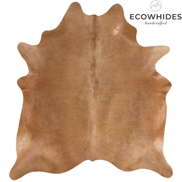 Brazilian Beige Cowhide Rug Size 7.0" L x 6'7" W 7463