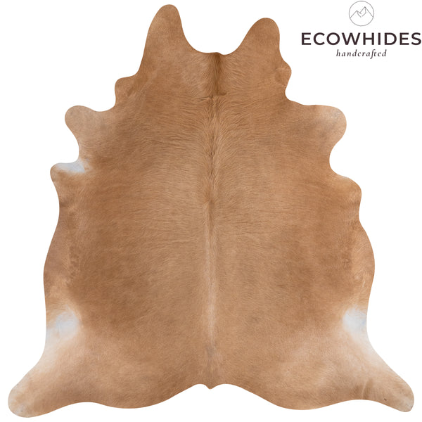 Brazilian Beige Cowhide Rug Size 6.10" L x 7'2" W 7464