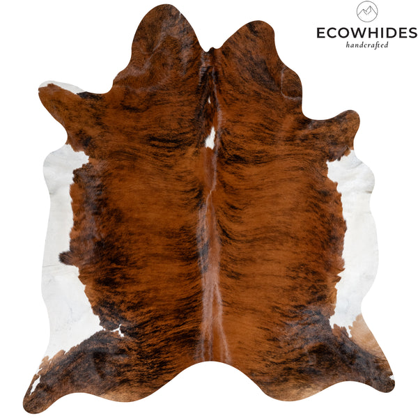 Brindle White Belly cowhide rug from eCowhides