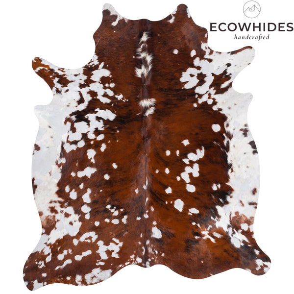 Vintage Cowhide Rug Size 6'9" L x 6'2" W 8353