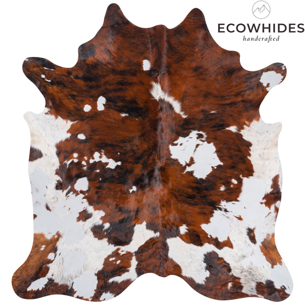 Vintage Cowhide Rug Size 7'4" L x 7'1" W 8363