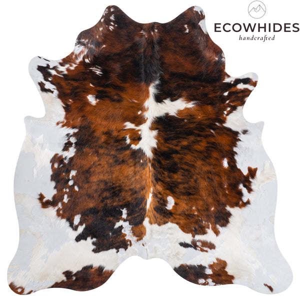 Vintage Cowhide Rug Size 6'1" L x 6'1" W 8364