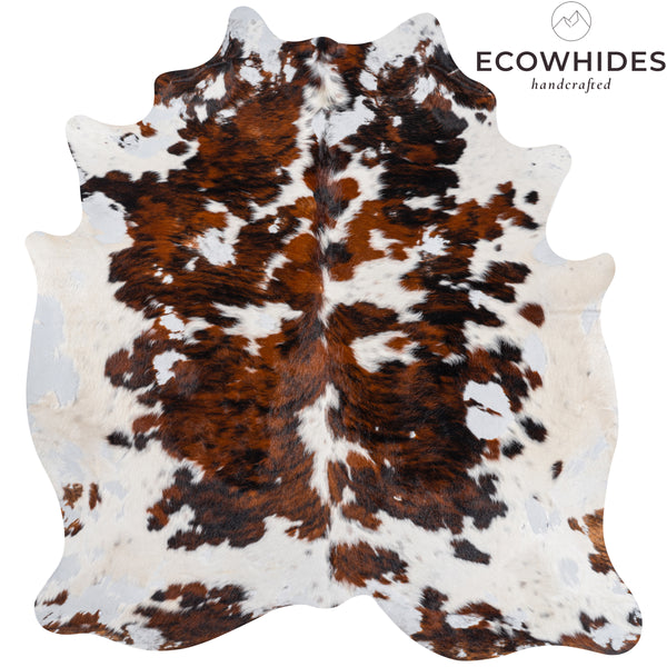 Vintage Cowhide Rug Size 6'8" L x 6'0" W 8365