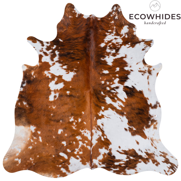 Vintage Cowhide Rug Size 6'2" L x 6'2" W 8370