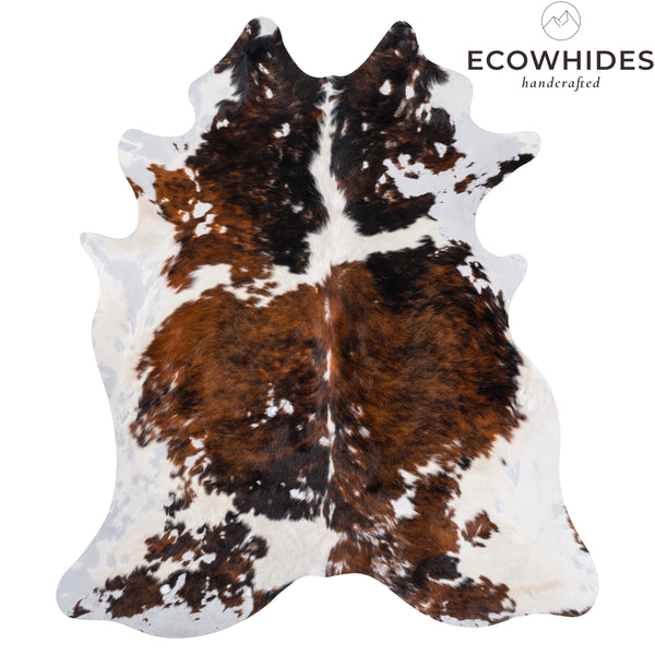 Vintage Cowhide Rug Size 6'7" L x 5'10" W 8376