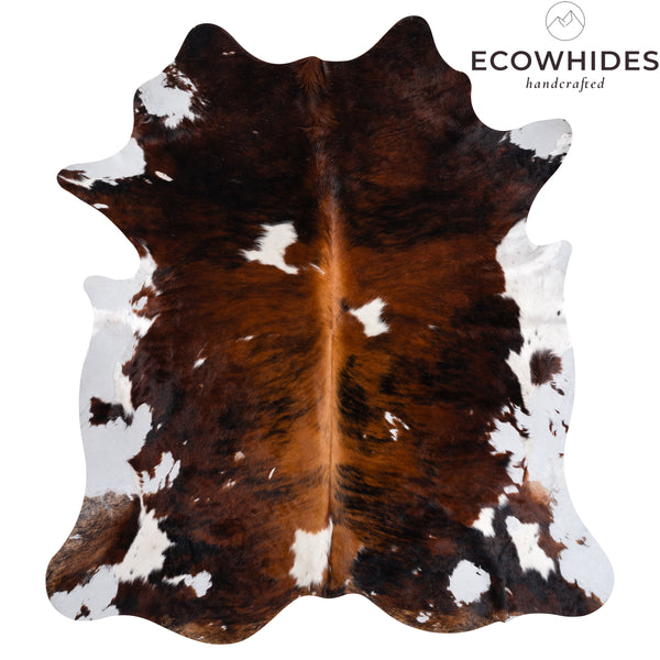 Vintage Cowhide Rug Size 7'5" L x 7'0" W 8381