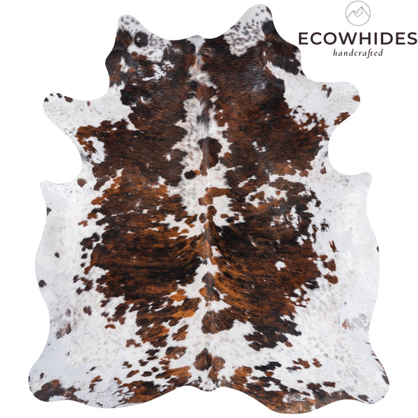 Vintage Cowhide Rug Size 7'5" L x 6'4" W 8384