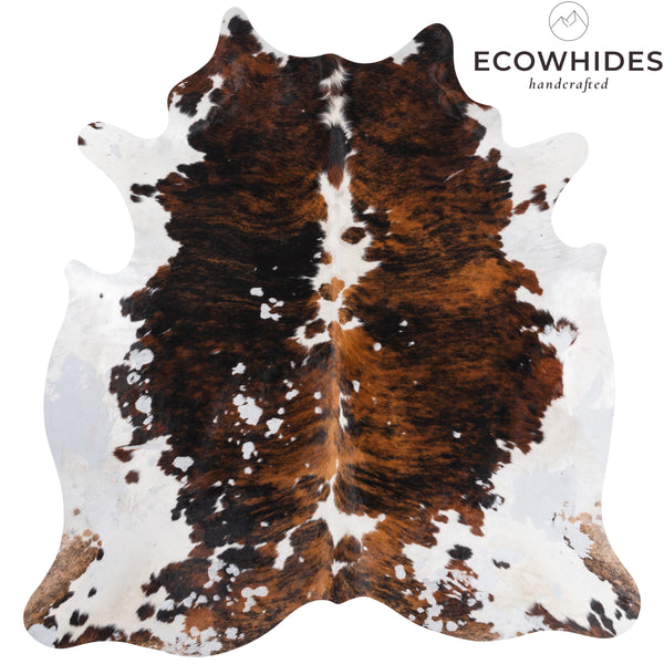 Vintage Cowhide Rug Size 6'9" L x 7'4" W 8394