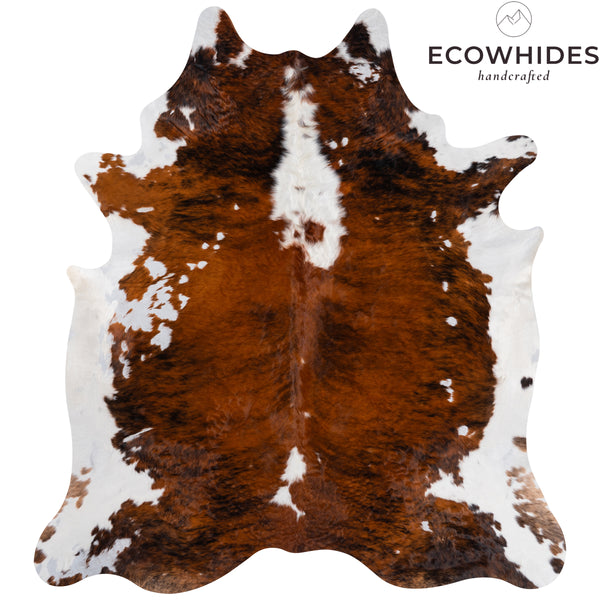 Vintage Cowhide Rug Size 7'3" L x 7'0" W 8396