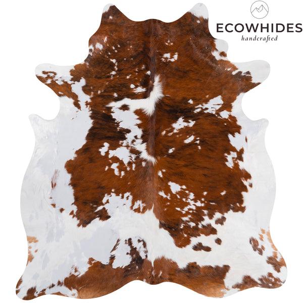 Vintage Cowhide Rug Size 6'10" L x 6'2" W 8398