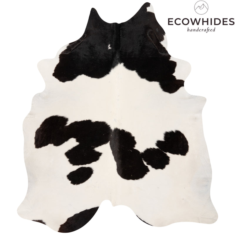 Brazilian Black And White Cowhide Rug Size 8' L x 6'5" W 8700