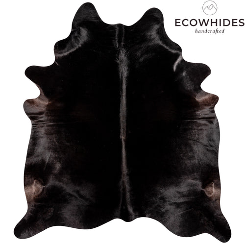 Black cowhide rug from eCowhides