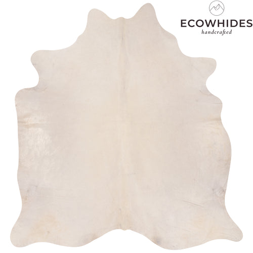 Brazilian White Cowhide Rug Size 7'4" L x 6'7" W 8813