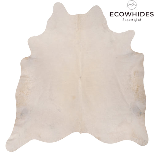 Brazilian White Cowhide Rug Size 7'7" L x 7'6" W 8814