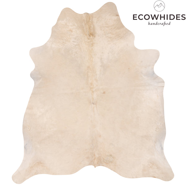 Brazilian White Cowhide Rug Size 7'6" L x 6'5" W 8823