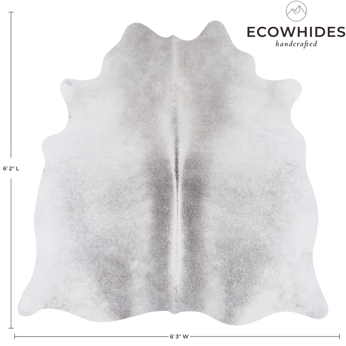 Brazilian Grey Cowhide Rug Size 6'2" L x 6'3" W 9763