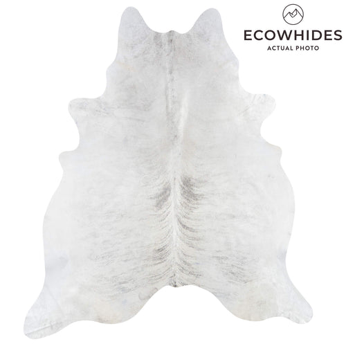 Brazilian Light Grey Brindle Cowhide Rug Size 8'3" L x 7'3" W 1004