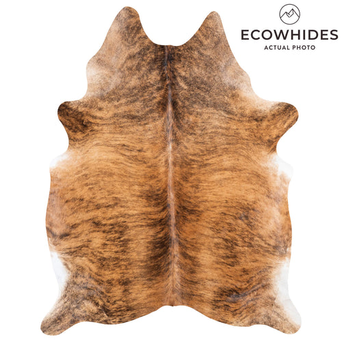 Brazilian Brindle Cowhide Rug Size 7'0" L x 5'6" W 1036