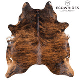 Brazilian Brindle Cowhide Rug Size 7'0" L x 6'2" W 1042