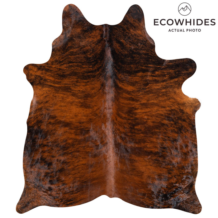 Brazilian Brindle Cowhide Rug Size 6'8" L x 5'10" W 1043